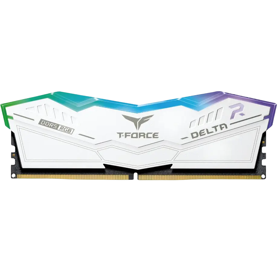 T-Force 16GB CL-38 (2 x 8) DDR5 6000MHz RAM (White) 