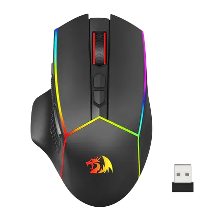 Redragon M814 RGB AXE Pro Mouse (Wired/2.4/BT) 
