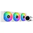 SAMA SM360 White liquid Cooler 360mm ARGB AIO Radiator LCD Video Temperature Display Screen 
