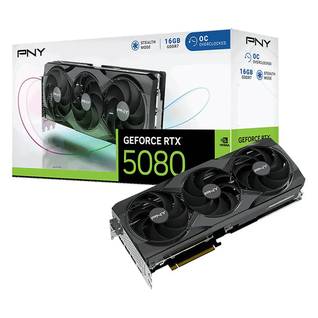 PNY GEFORCE RTX5080 16GB TRIPLE FAN