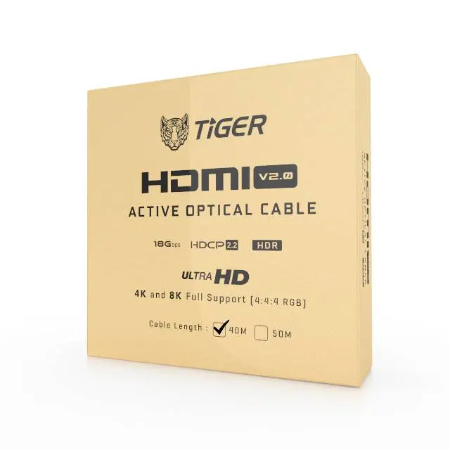 Tiger 40m HDMI 2.0 Active Optical Cable