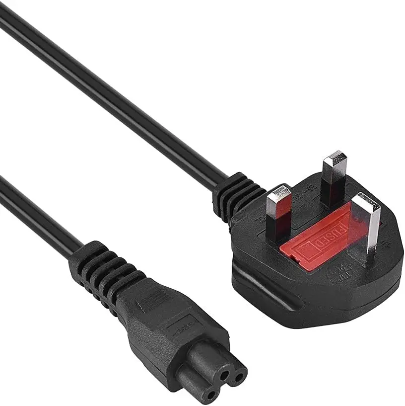 Laptop Power Cable 3-Pin (Type G Plug)