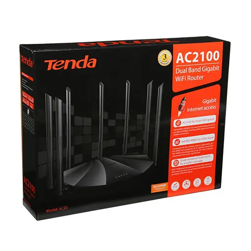 Tenda AC23 AC2100 Dual Band Gigabit WiFi Router 