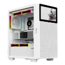 SAMA V Play 4367 Mid Tower Case ATX, With Monitor 7 inch - White (BTF) 